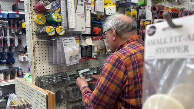 Shop owner inside Bartunek Hardware 
