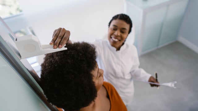 Measuring height in doctor's office 