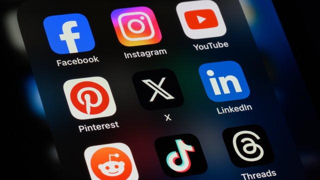 Social Media Platforms -  Facebook, Instagram, YouTube, Pinterest, X, LinkedIn, Reddit, TikTok, Threads 